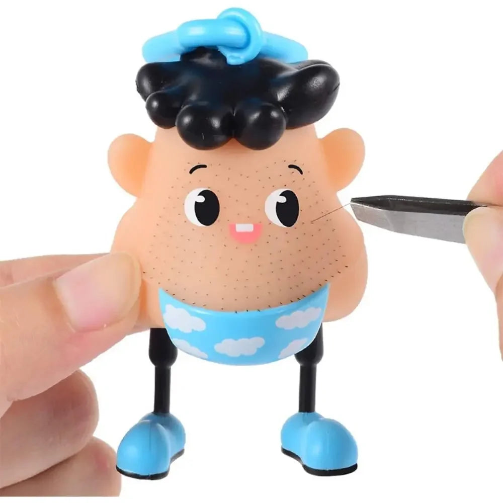 Constellation Blackhead Plucking Stress Toy – Zodiac Novelty Fidget Keychain