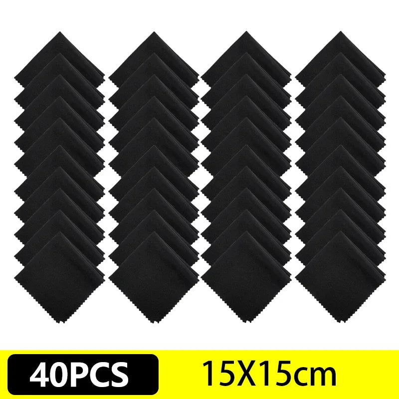 Microfiber Cleaning Cloths — Screen & Lens Wipes for Glasses, Phones, Laptops & Cameras