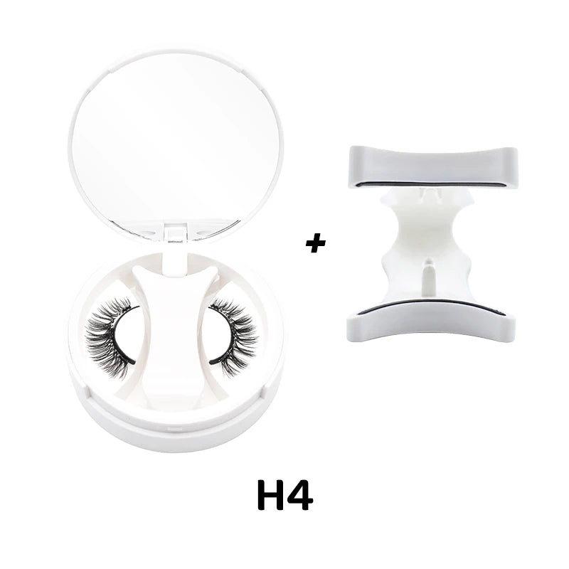 3D Magnetic Eyelashes Kit – Reusable No-Glue False Lashes with Applicator