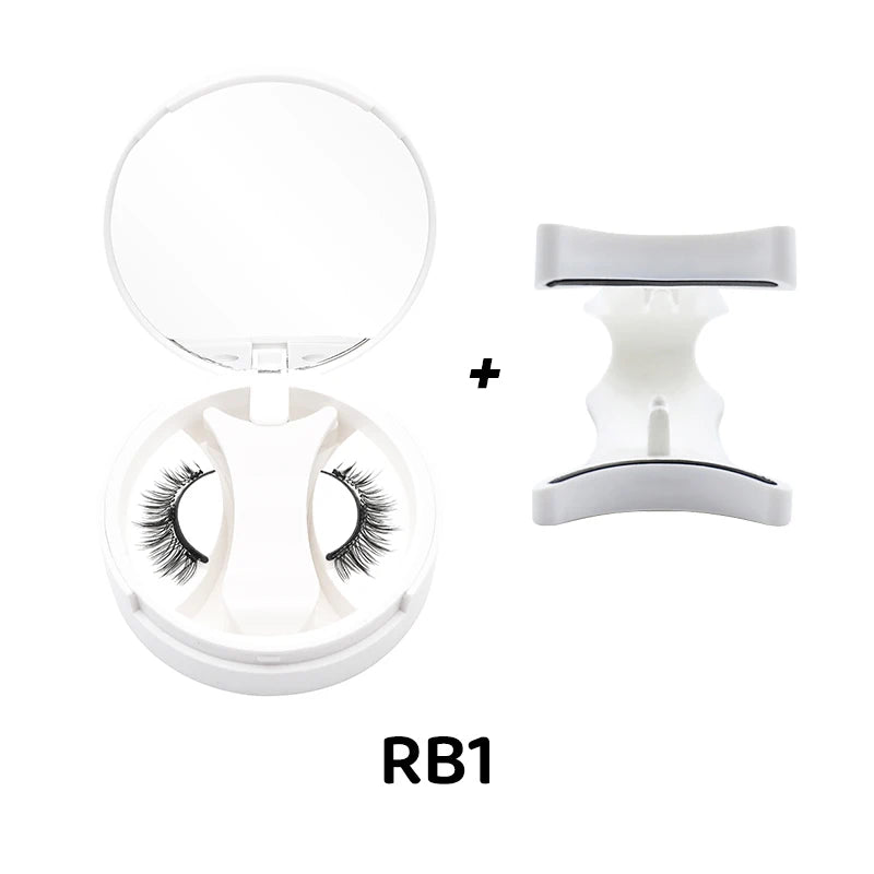 3D Magnetic Eyelashes Kit – Reusable No-Glue False Lashes with Applicator