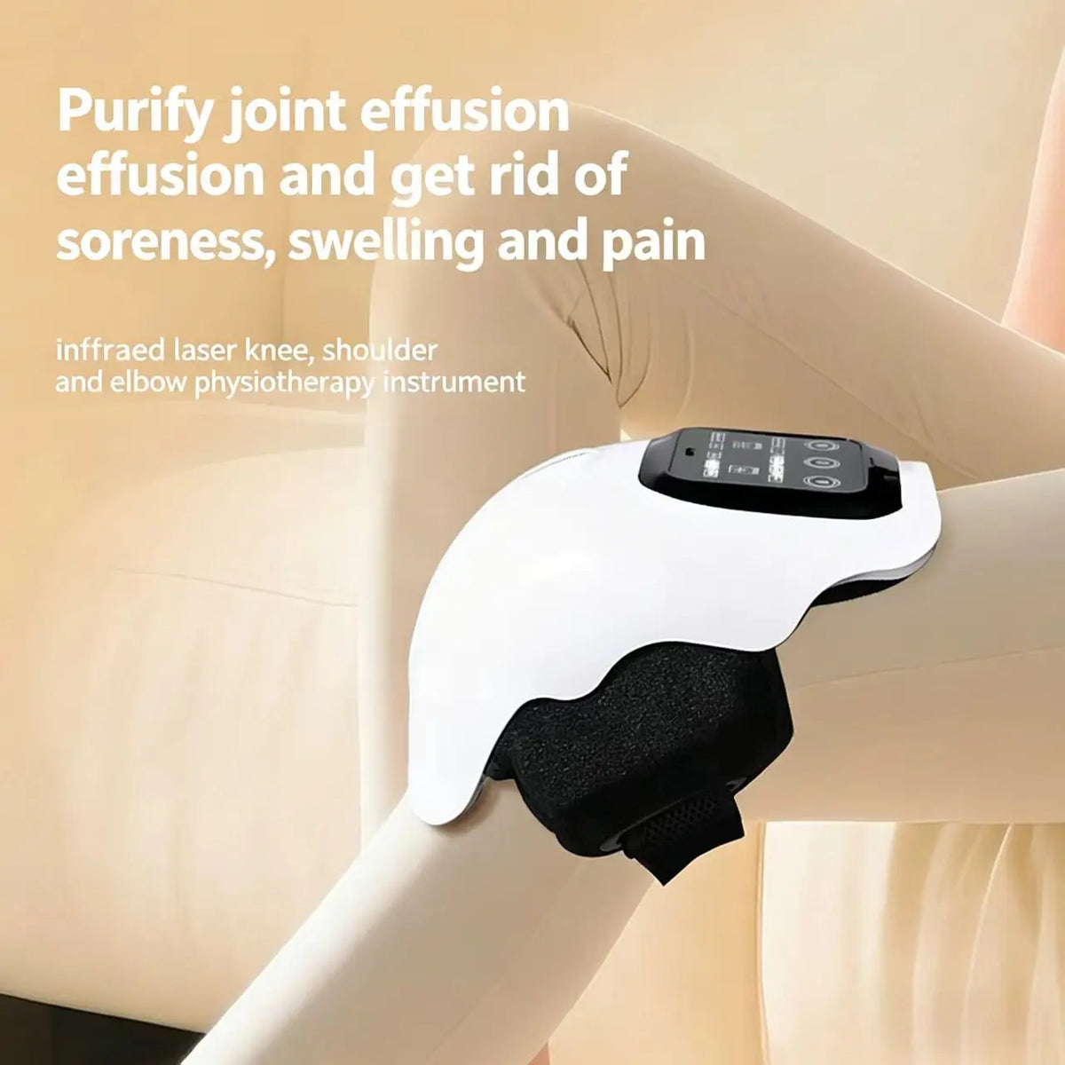 3-in-1 Cordless Knee Massager – Heat, Air Pressure & Vibration for Joint Pain Relief