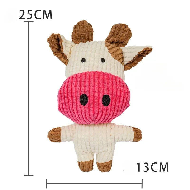 Plush Squeaky Dog Toy – Teething & Boredom Relief for Small & Medium Dogs