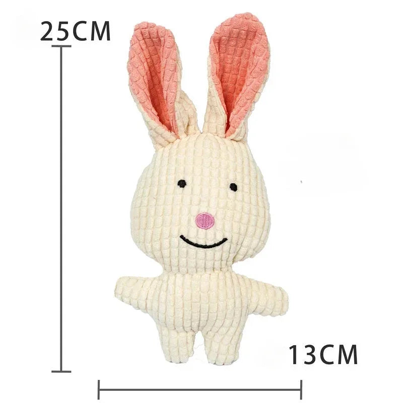 Plush Squeaky Dog Toy – Teething & Boredom Relief for Small & Medium Dogs