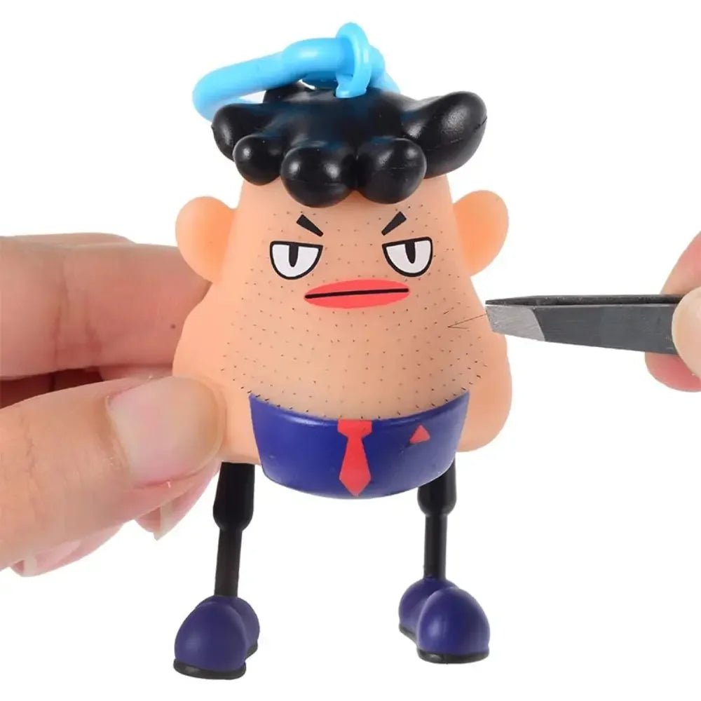 Constellation Blackhead Plucking Stress Toy – Zodiac Novelty Fidget Keychain