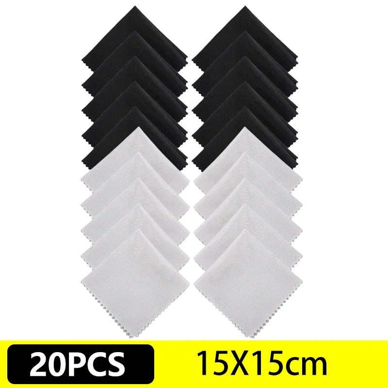 Microfiber Cleaning Cloths — Screen & Lens Wipes for Glasses, Phones, Laptops & Cameras