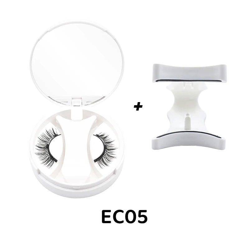 3D Magnetic Eyelashes Kit – Reusable No-Glue False Lashes with Applicator