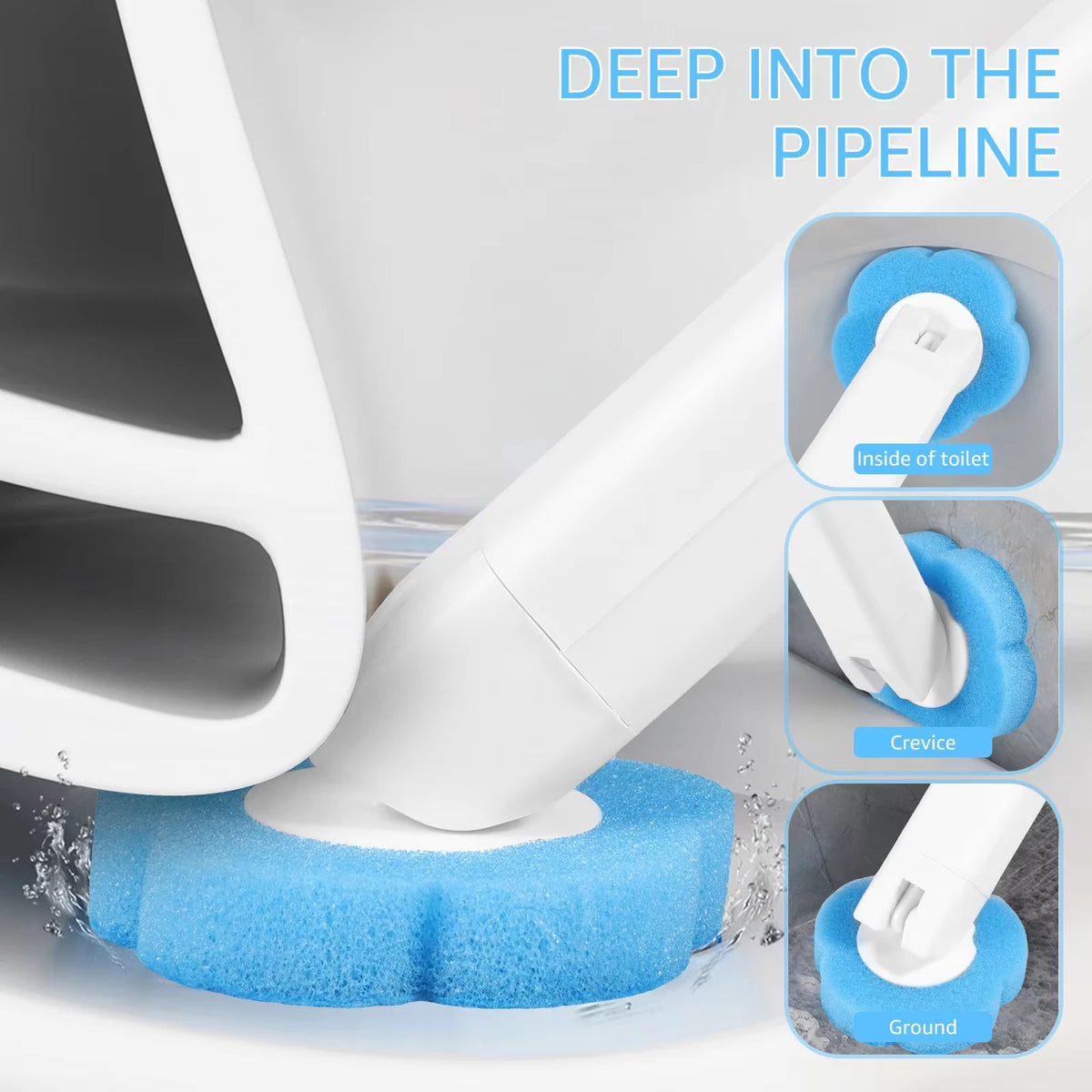 Long Handle Toilet Brush Set