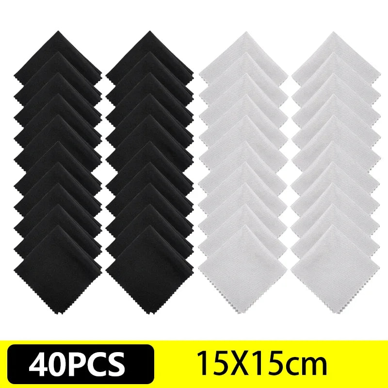 Microfiber Cleaning Cloths — Screen & Lens Wipes for Glasses, Phones, Laptops & Cameras