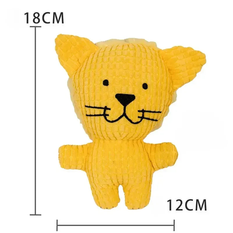 Plush Squeaky Dog Toy – Teething & Boredom Relief for Small & Medium Dogs