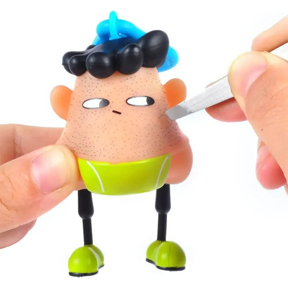 Constellation Blackhead Plucking Stress Toy – Zodiac Novelty Fidget Keychain