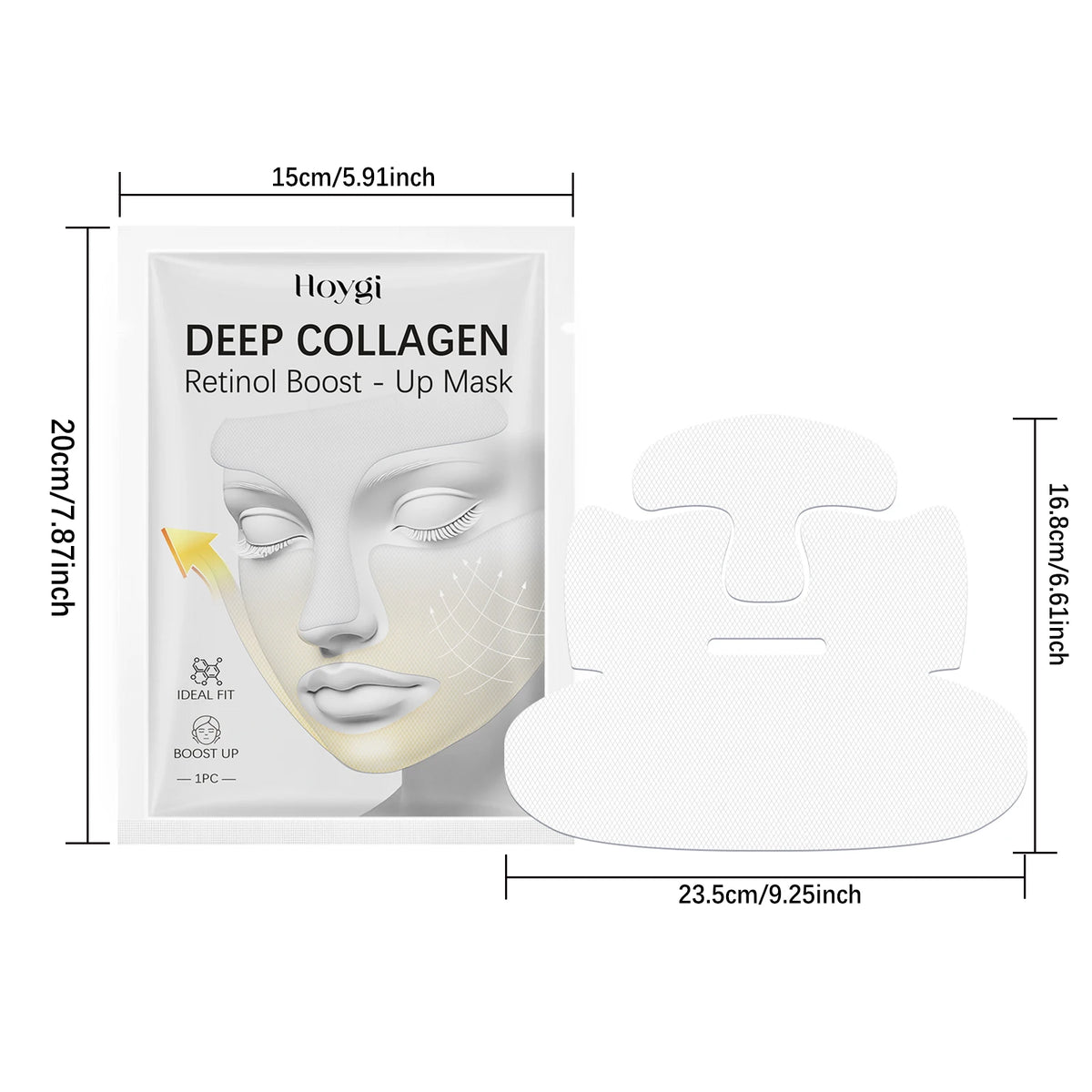 Collagen & Retinol Deep Face Mask – Firming, Brightening & Anti-Aging Sheet Mask