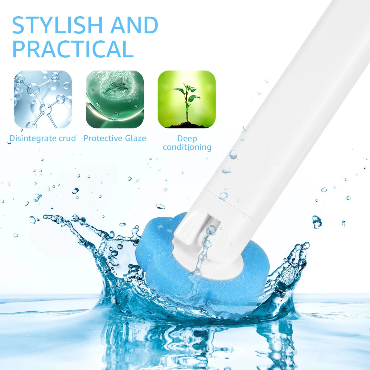 Long Handle Toilet Brush Set
