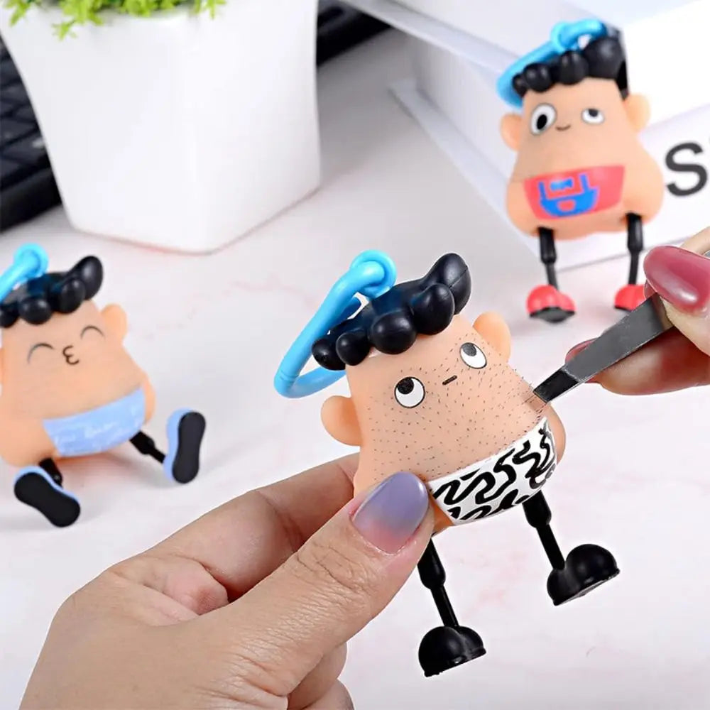 Constellation Blackhead Plucking Stress Toy – Zodiac Novelty Fidget Keychain