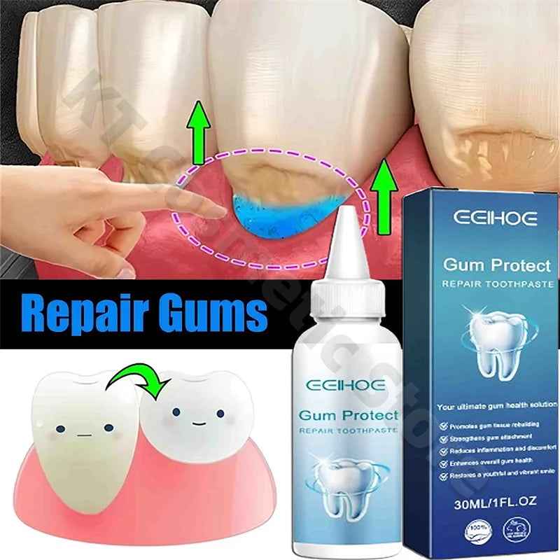 Gum Repair Toothpaste & Gel Serum – Relieves Sensitivity, Recession & Bad Breath