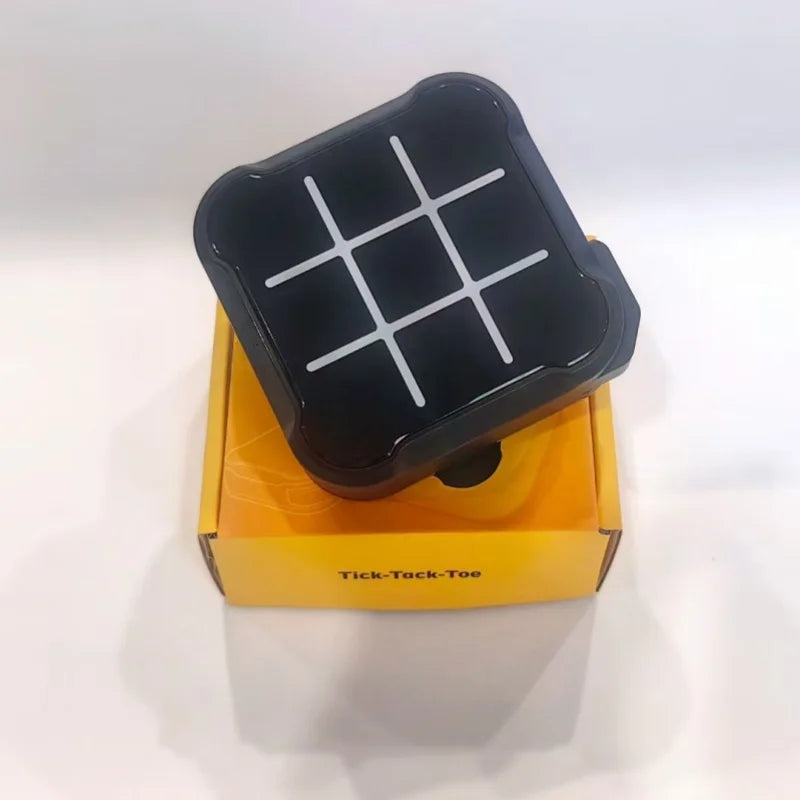 Electronic Tic-Tac-Toe Puzzle Game – Portable Montessori Strategy Toy for Kids & Adults