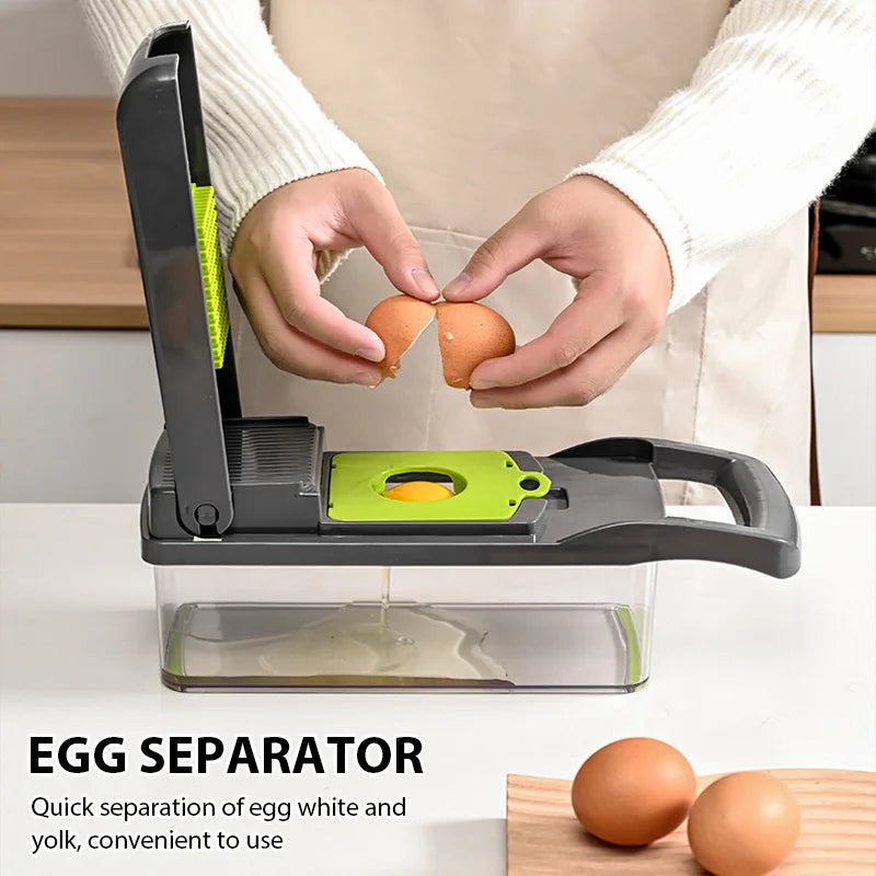 16-in-1 Mandoline Slicer & Vegetable Chopper — Multi-Function Food Slicer, Grater & Shredder for Kitchen