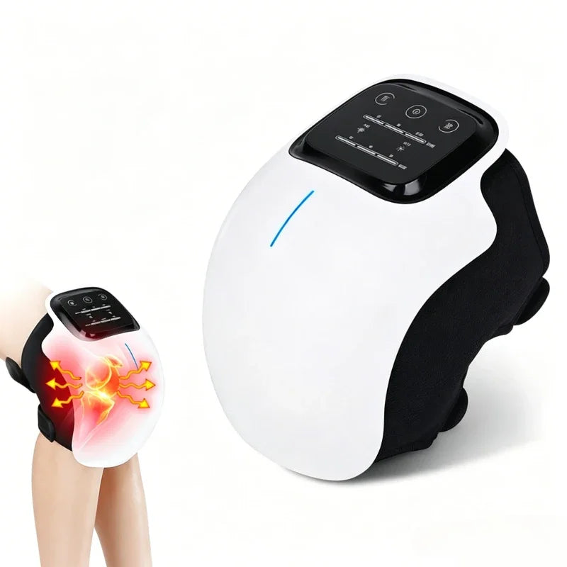 3-in-1 Cordless Knee Massager – Heat, Air Pressure & Vibration for Joint Pain Relief