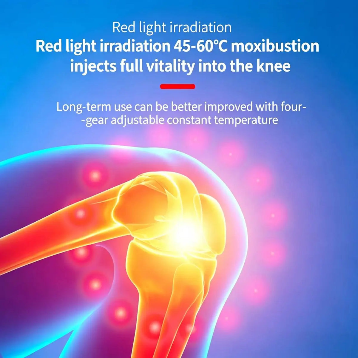 3-in-1 Cordless Knee Massager – Heat, Air Pressure & Vibration for Joint Pain Relief