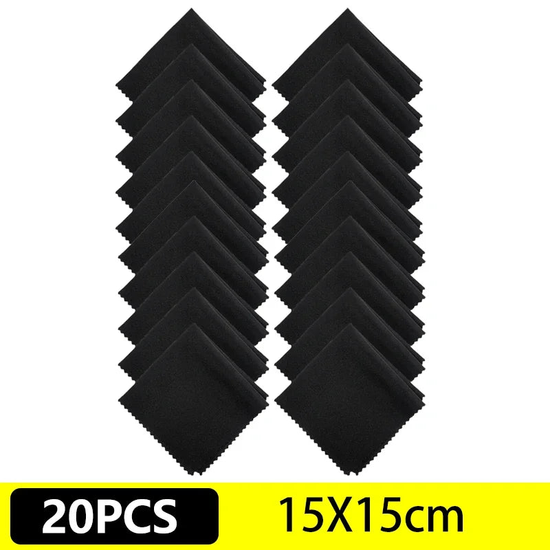 Microfiber Cleaning Cloths — Screen & Lens Wipes for Glasses, Phones, Laptops & Cameras