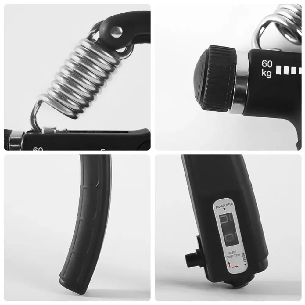 Adjustable Hand Grip Strengthener — 5–60kg Wrist & Finger Trainer for Gym, Rehab & Sports