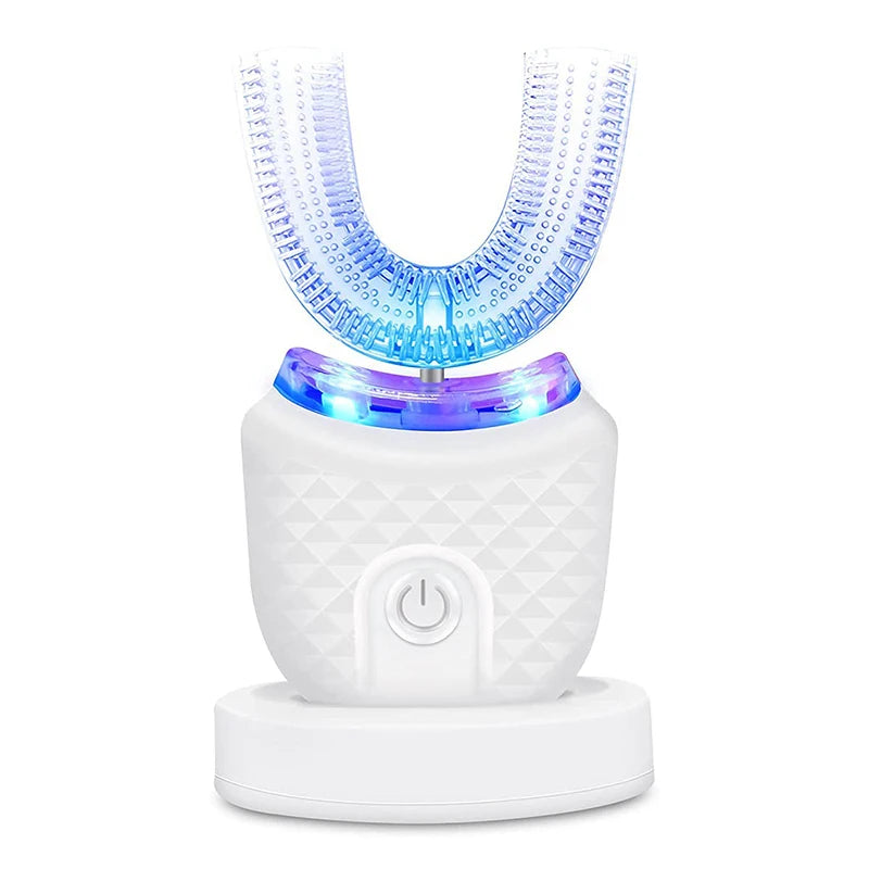 360° U-Shape Sonic Electric Toothbrush – Automatic Deep Clean with 3 Modes