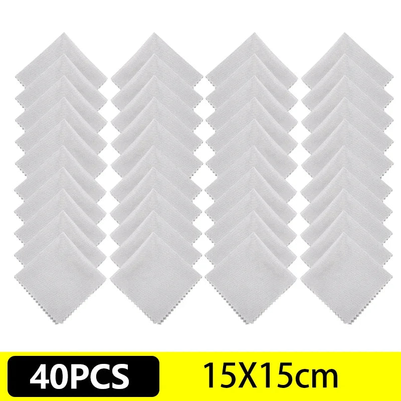 Microfiber Cleaning Cloths — Screen & Lens Wipes for Glasses, Phones, Laptops & Cameras