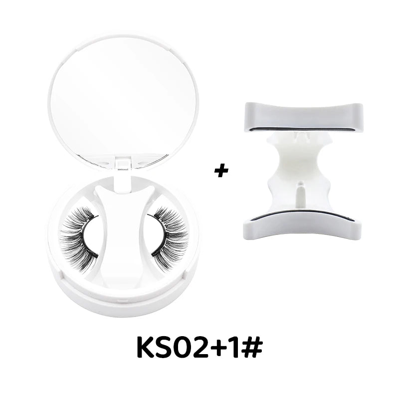 3D Magnetic Eyelashes Kit – Reusable No-Glue False Lashes with Applicator