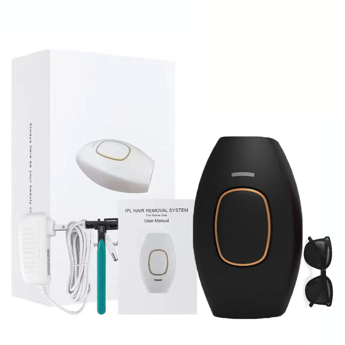 IPL Hair Removal Device – Painless Permanent At-Home Hair Removal for Face & Body