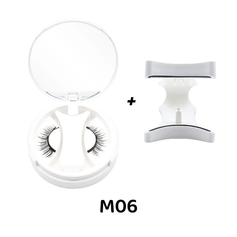 3D Magnetic Eyelashes Kit – Reusable No-Glue False Lashes with Applicator