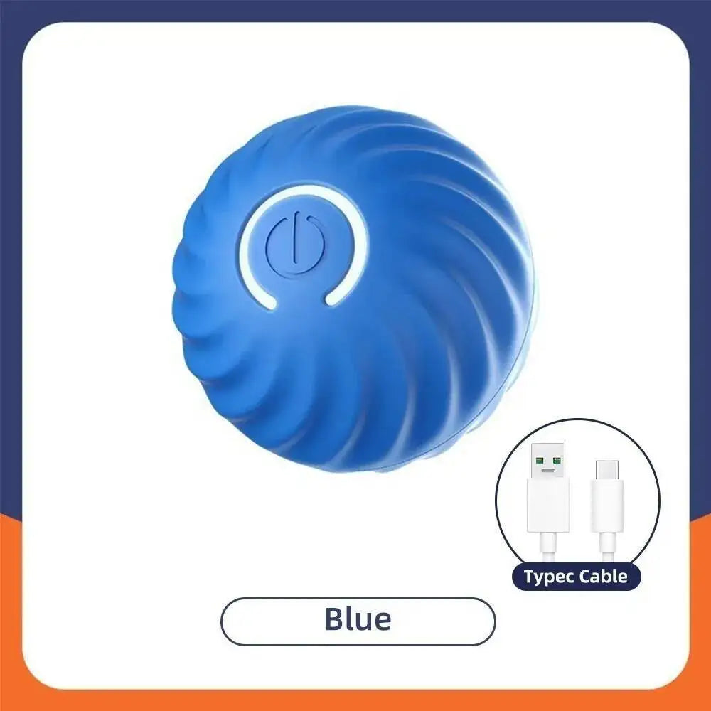 Smart Interactive Dog Toy Ball – USB Rechargeable Auto-Bouncing Pet Toy