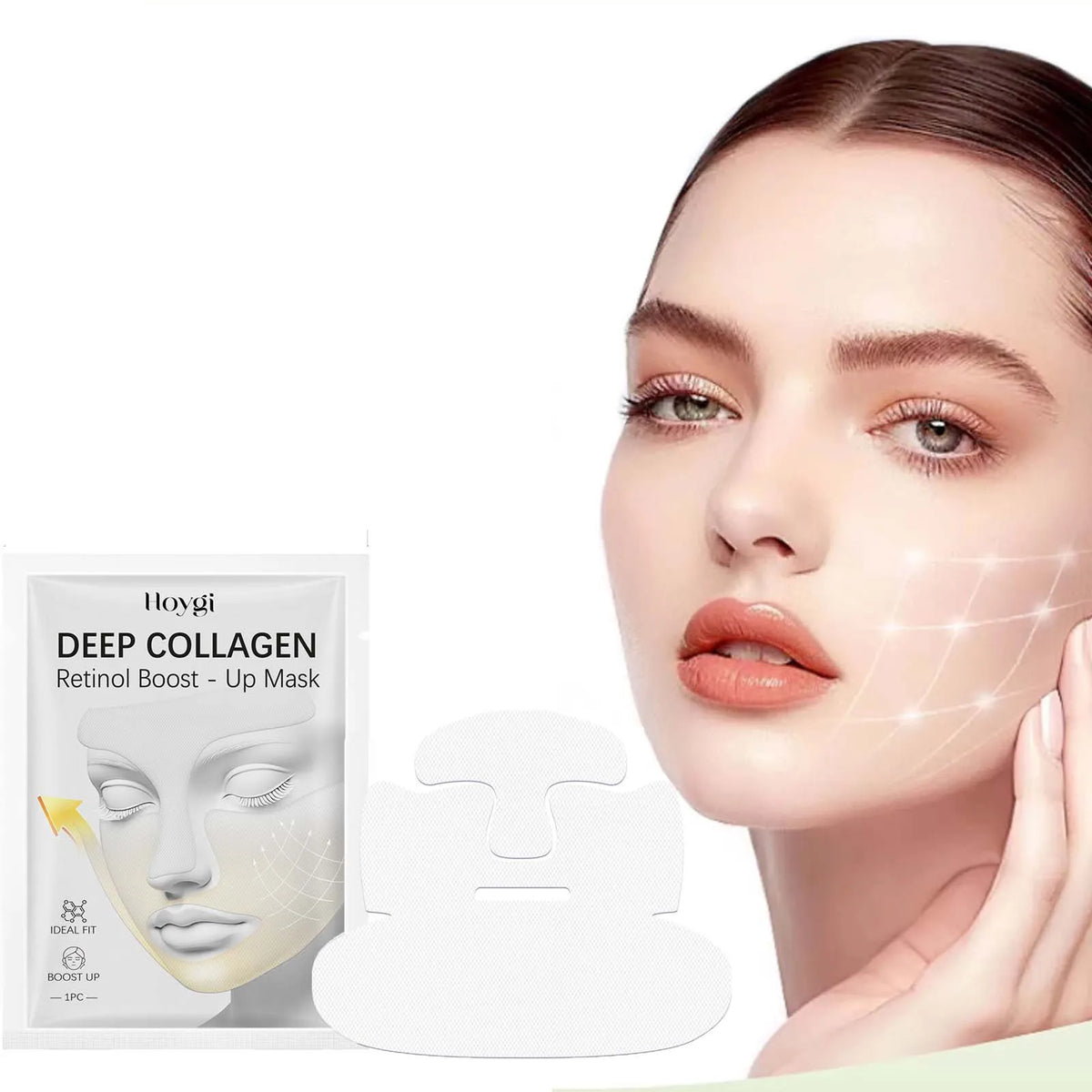 Collagen & Retinol Deep Face Mask – Firming, Brightening & Anti-Aging Sheet Mask