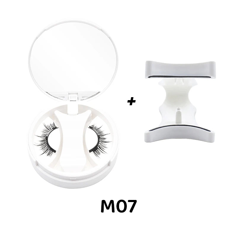 3D Magnetic Eyelashes Kit – Reusable No-Glue False Lashes with Applicator
