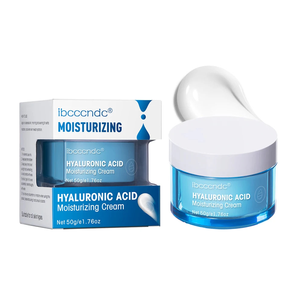 Hyaluronic Acid Hydro Boost Face Moisturizer – Oil-Free Water Gel or Cream for Dry Skin