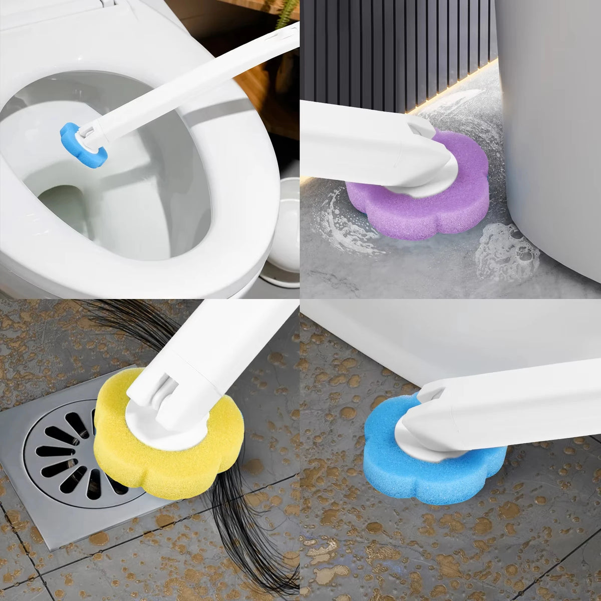 Long Handle Toilet Brush Set