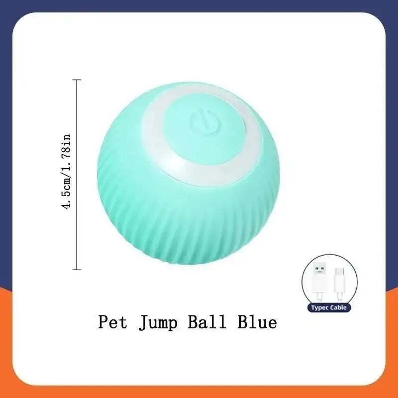 Smart Interactive Dog Toy Ball – USB Rechargeable Auto-Bouncing Pet Toy