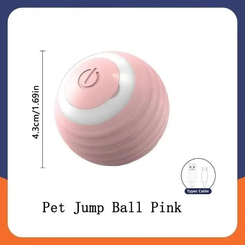Smart Interactive Dog Toy Ball – USB Rechargeable Auto-Bouncing Pet Toy