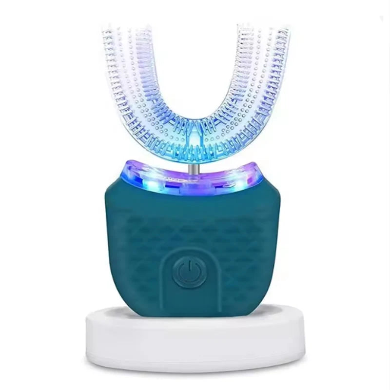 360° U-Shape Sonic Electric Toothbrush – Automatic Deep Clean with 3 Modes