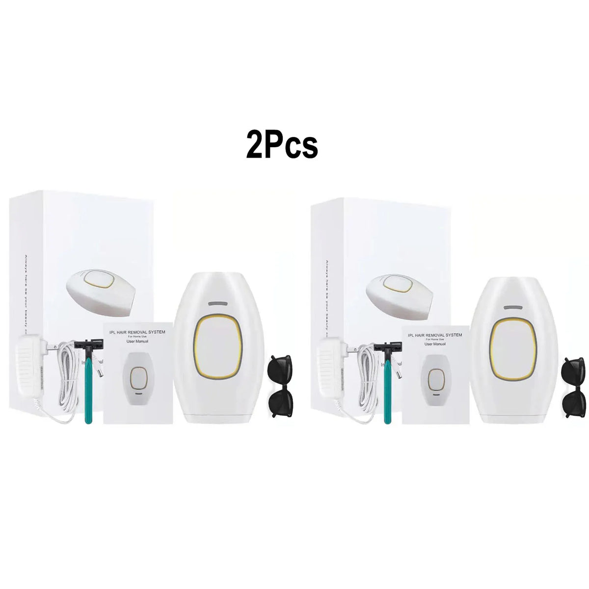 IPL Hair Removal Device – Painless Permanent At-Home Hair Removal for Face & Body