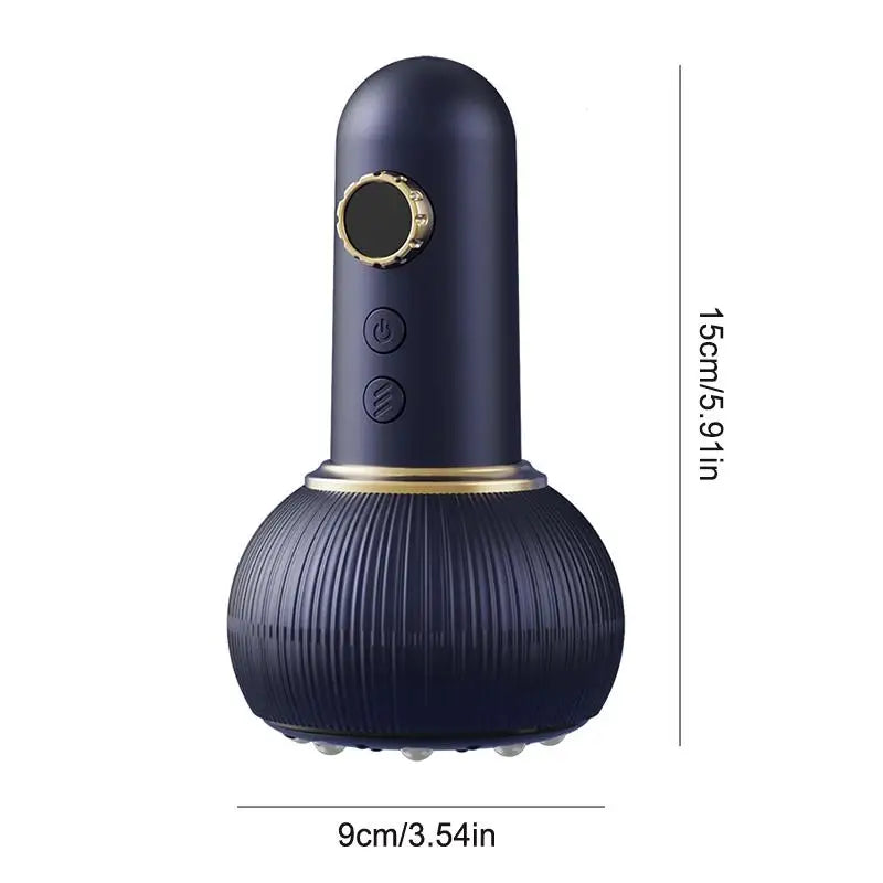 4-in-1 Electric Gua Sha Cupping Massager – Heat, Suction & Rolling for Abdomen, Arms & Legs
