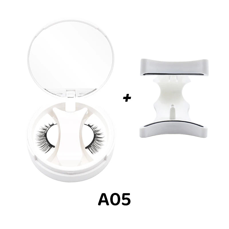 3D Magnetic Eyelashes Kit – Reusable No-Glue False Lashes with Applicator