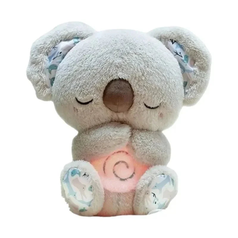 Breathing Koala Baby Sleep Soother – Plush Sound Machine with Music & Lights