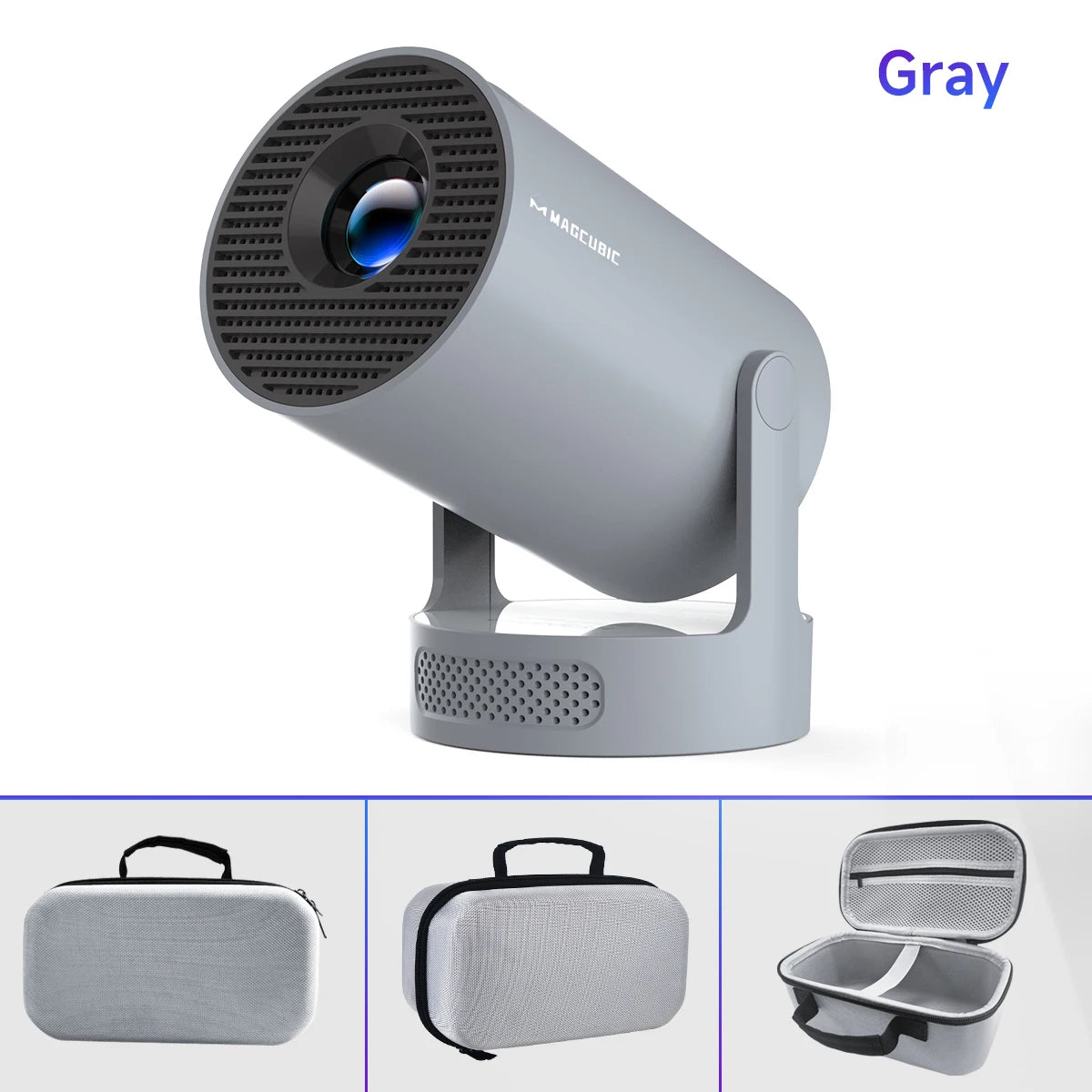 Magcubic HY300 Pro+ Mini Projector — 8K Support, Android 14, WiFi 6, 290 ANSI | Home & Outdoor