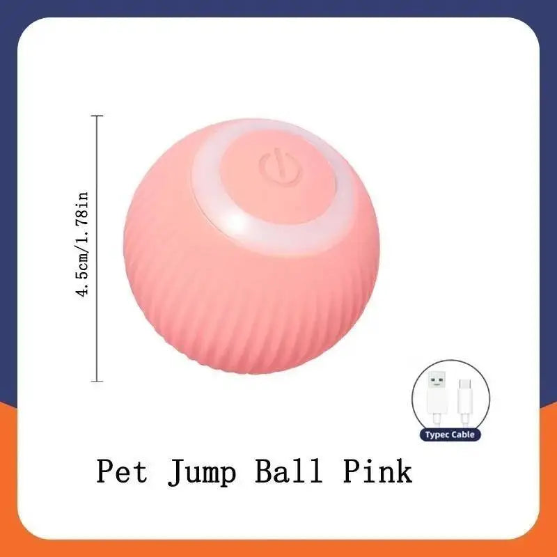 Smart Interactive Dog Toy Ball – USB Rechargeable Auto-Bouncing Pet Toy