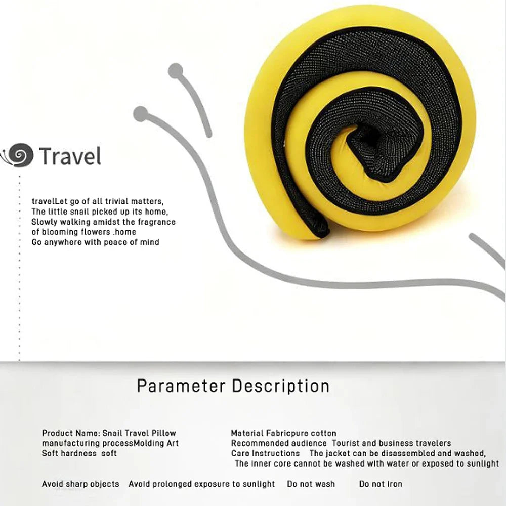 Memory Foam U-Shaped Pillow, Foldable Neck Pillow for Travel, Airplane Trips, Nap, Cervical Neck Support Pillow