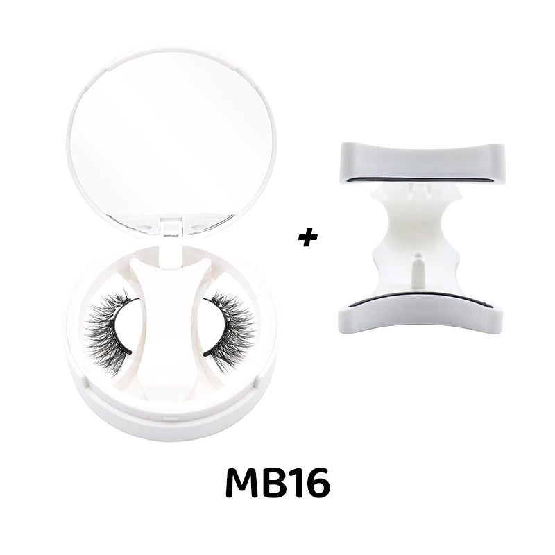 3D Magnetic Eyelashes Kit – Reusable No-Glue False Lashes with Applicator