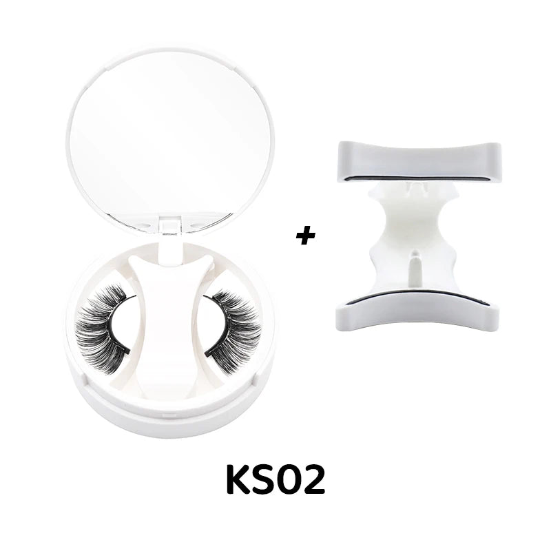3D Magnetic Eyelashes Kit – Reusable No-Glue False Lashes with Applicator