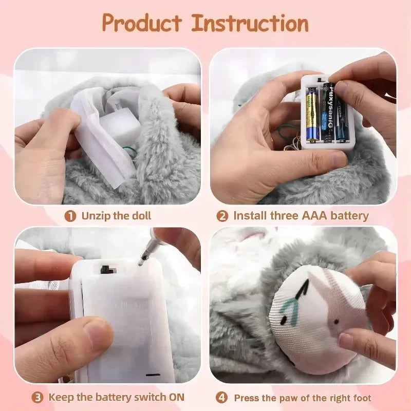 Breathing Koala Baby Sleep Soother – Plush Sound Machine with Music & Lights