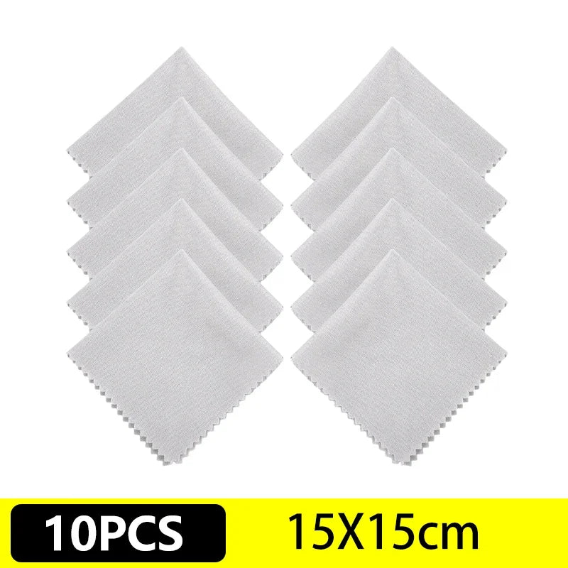 Microfiber Cleaning Cloths — Screen & Lens Wipes for Glasses, Phones, Laptops & Cameras