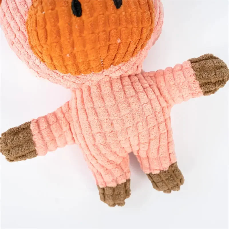 Plush Squeaky Dog Toy – Teething & Boredom Relief for Small & Medium Dogs
