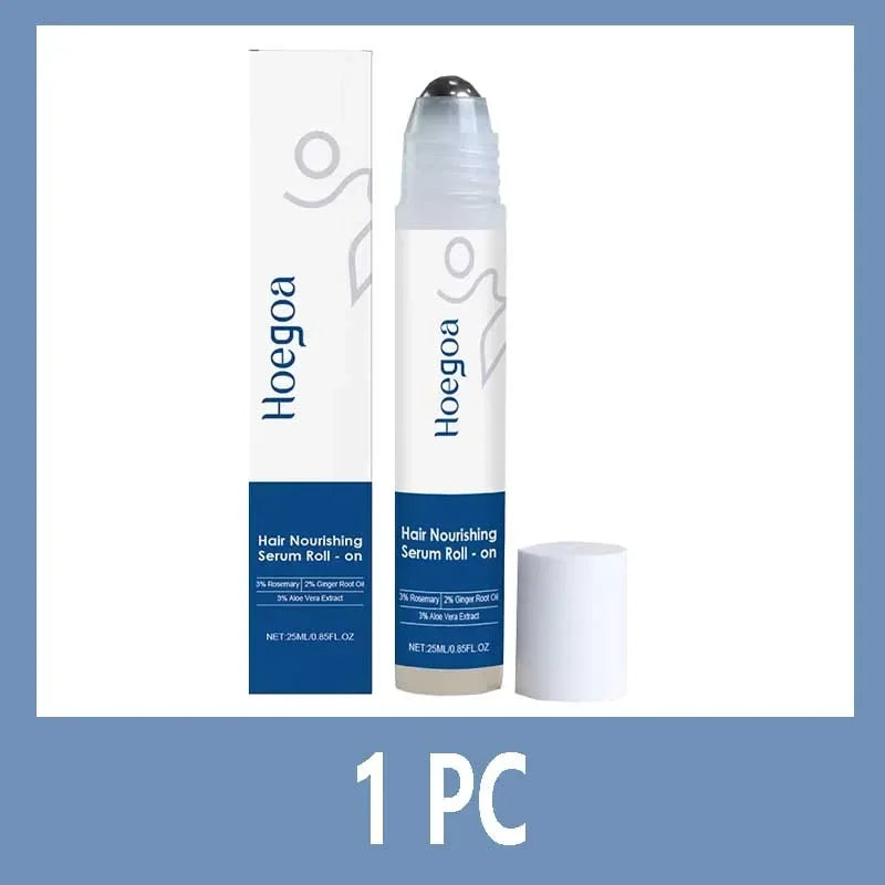 Ginger & Rosemary Hair Growth Oil Roller – Scalp Treatment Serum for Hair Loss & Thinning